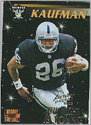 NFL 1995 Action Packed Monday Night Football - No 91 - Napoleon Kaufman