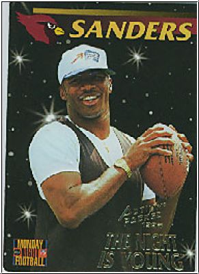 NFL 1995 Action Packed Monday Night Football - No 92 - Frank Sanders