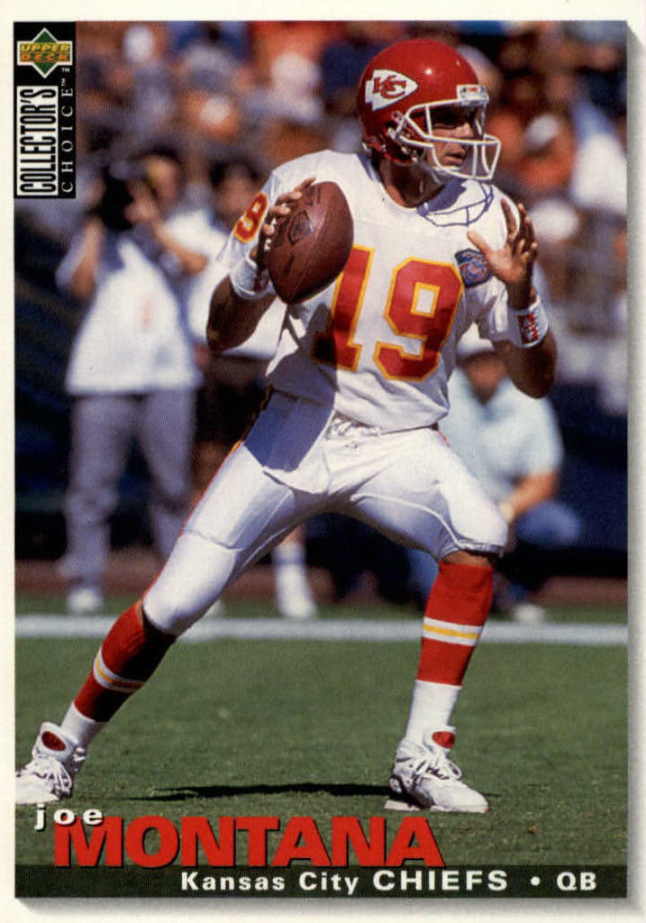 NFL 1995 Collector's Choice - No 117 - Joe Montana