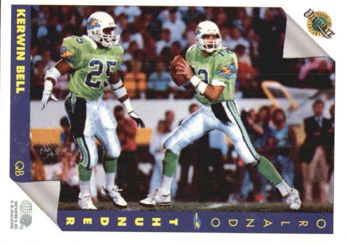 NFL 1992 Ultimate WLAF - No 117 - Kerwin Bell