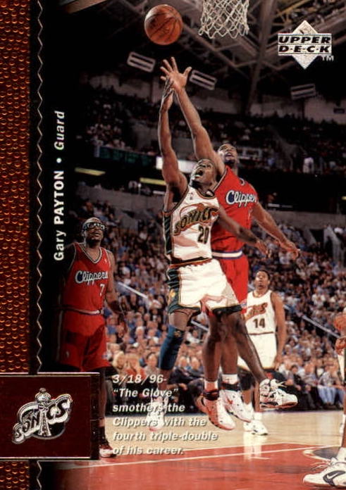 NBA 1996 / 97 Upper Deck - No 117 - Gary Payton