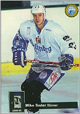 DEL 1995-96 No 398 - Mike Bader