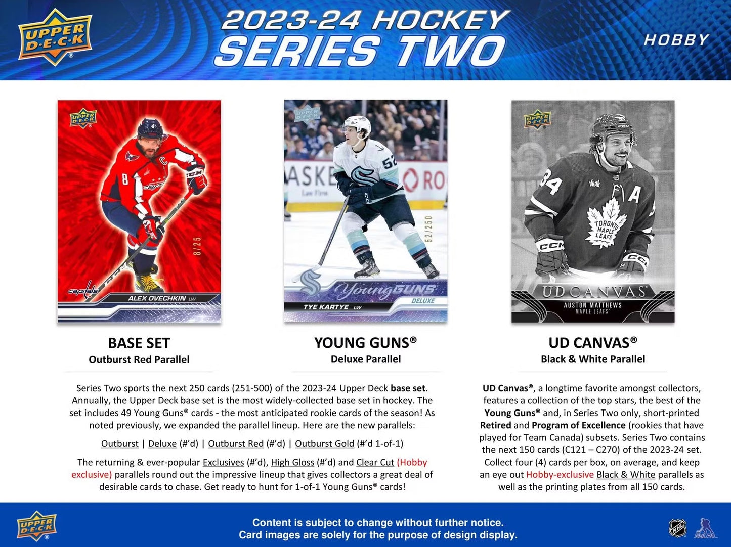 NHL 2023-24 Upper Deck Hobby Series 2 - Box