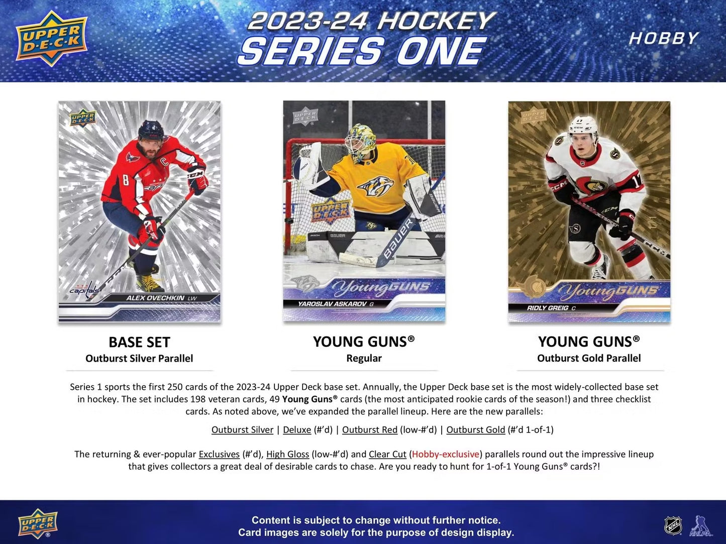 NHL 2023-24 Upper Deck Series 1 - Box 