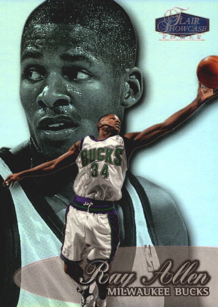 NBA 1998 / 99 Flair Showcase Row 3 - No 11 - Ray Allen