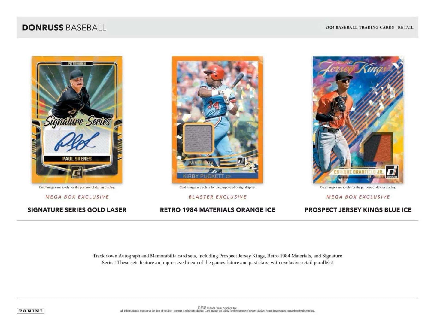 MLB 2024 Panini Donruss Mega Box