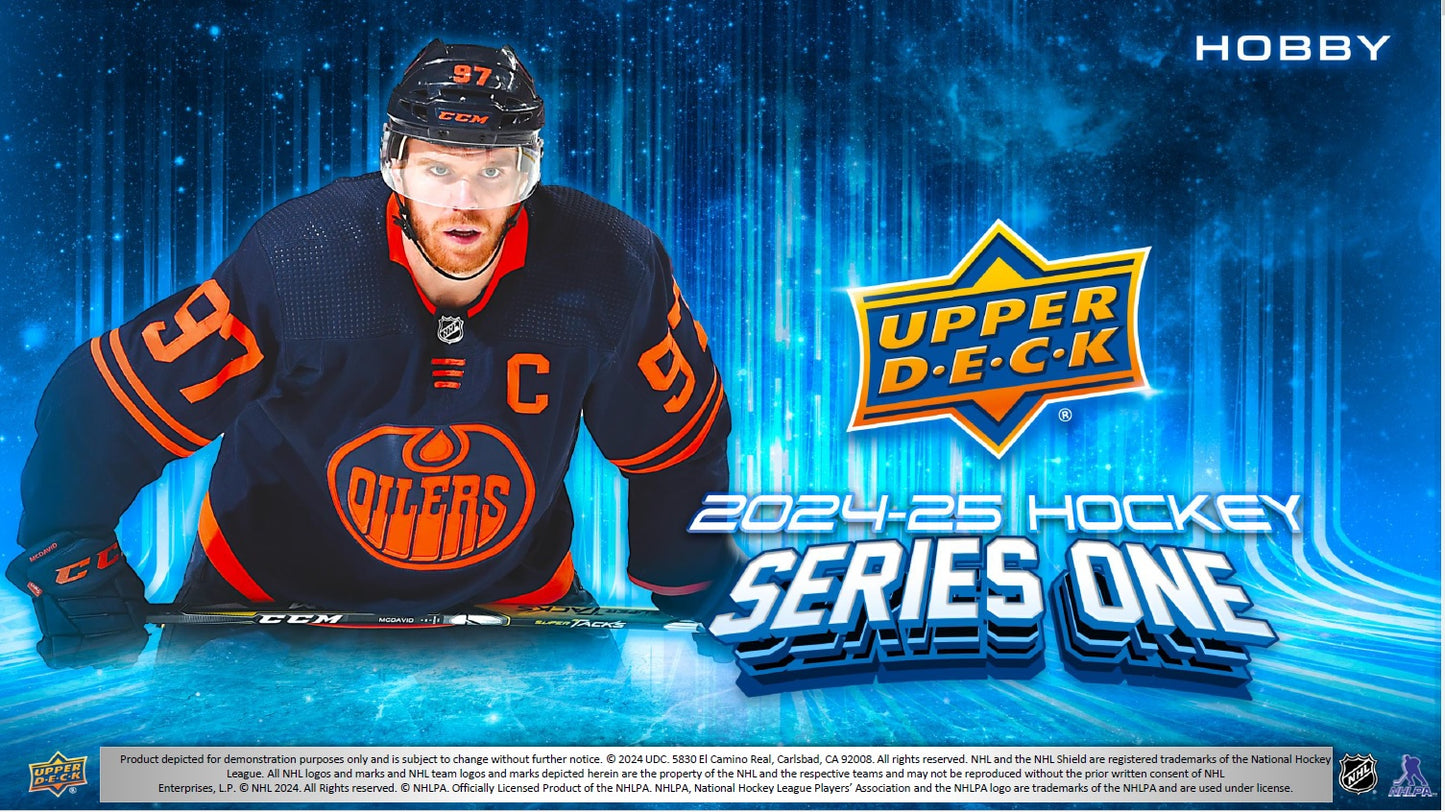 NHL 2024-25 Upper Deck Series 1 Hobby - Box