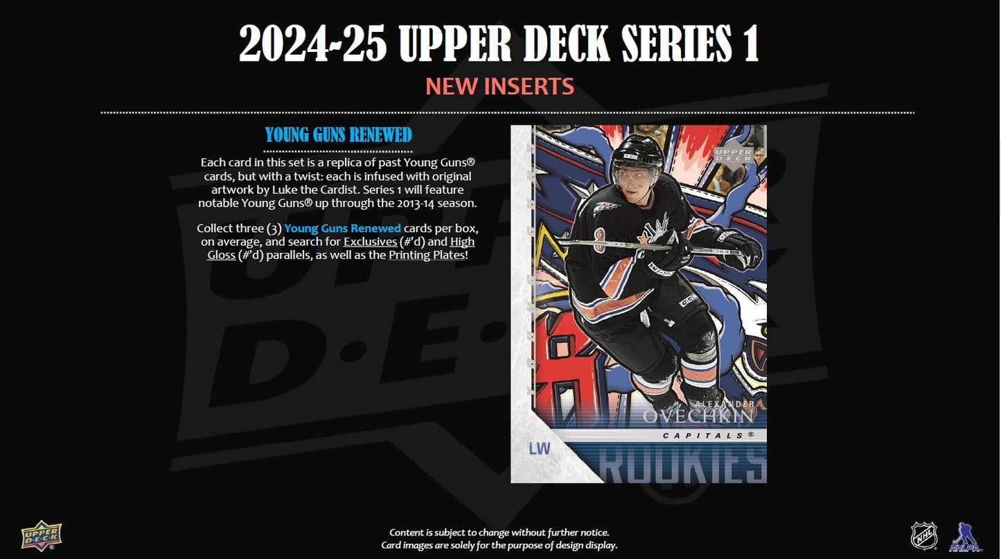 NHL 2024-25 Upper Deck Serie 1 Hobby - Box