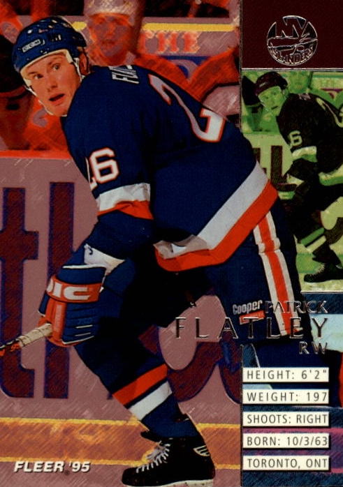 NHL 1994 / 95 Fleer - No 121 - Patrick Flatley