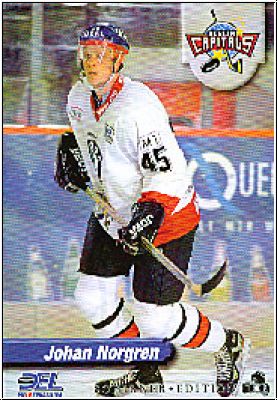 DEL 1998-99 No 115 - Johan Norgren - bronze card