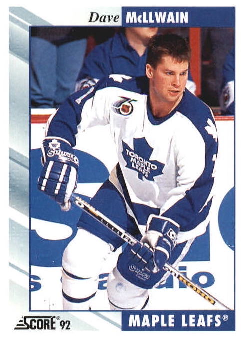 NHL 1992 / 93 Score - No 122 - Dave McLlwain