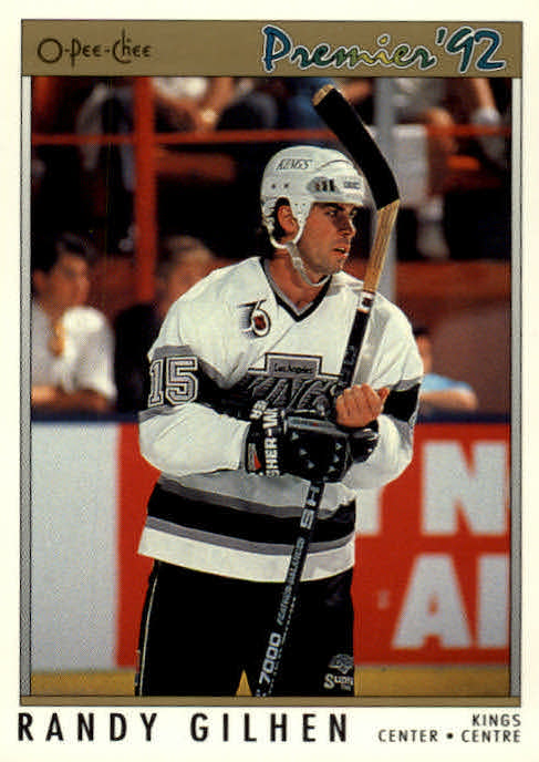 NHL 1991-92 OPC Premier - No 123 - Randy Gilhen