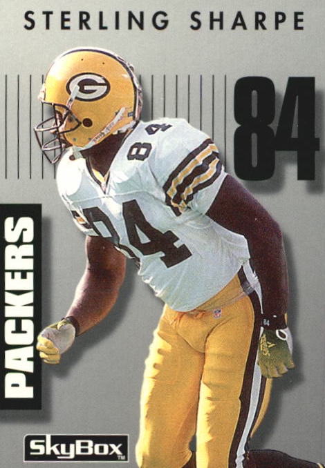 NFL 1992 SkyBox Prime Time - No 123 - Sterling Sharpe