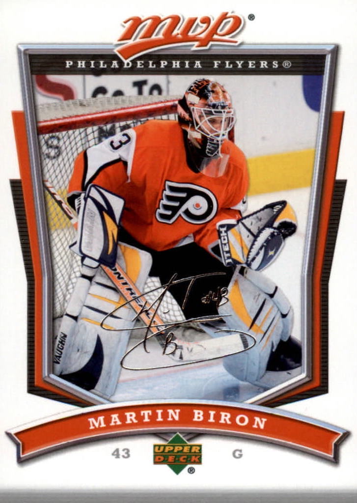 NHL 2007-08 Upper Deck MVP - No 123 - Martin Biron