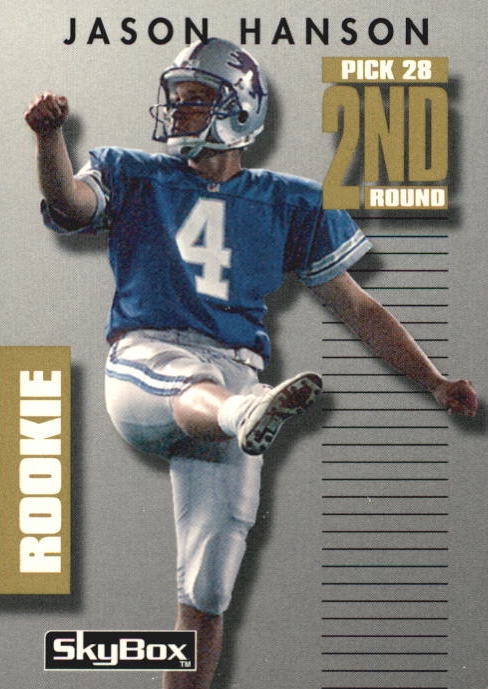 NFL 1992 SkyBox Prime Time - No 124 - Jason Hanson