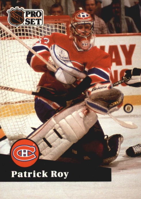 NHL 1991-92 ProSet French - No 125 - Patrick Roy