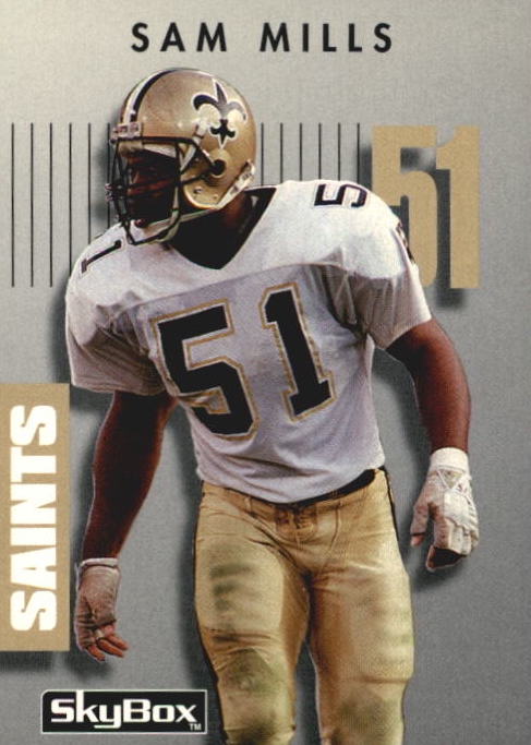 NFL 1992 SkyBox Prime Time - No 125 - Sam Mills