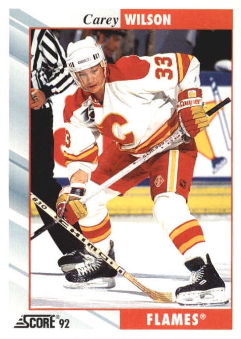 NHL 1992 / 93 Score - No 127 - Carey Wilson