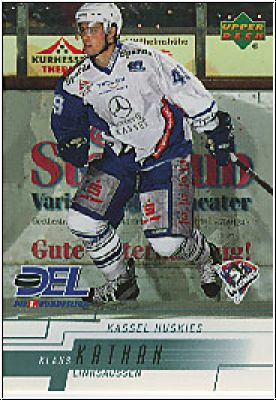 DEL 2000 / 01 Upper Deck - No 126 - Klaus Kathan