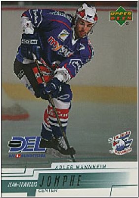 DEL 2000/01 Upper Deck - No 13 - Jean-Francois Jomphe