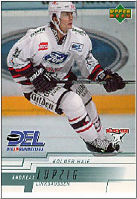 DEL 2000 / 01 Upper Deck - No 133 - Andreas Lupzig