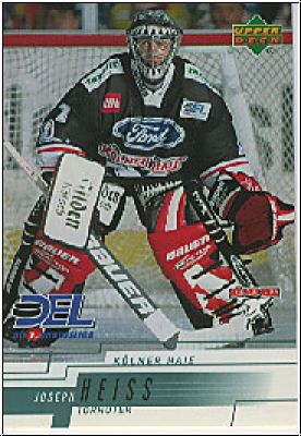 DEL 2000 / 01 Upper Deck - No 135 - Joseph Heiss