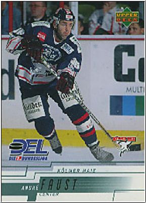 DEL 2000 / 01 Upper Deck - No 137 - André Faust