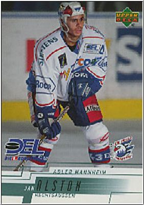 DEL 2000/01 Upper Deck - No 14 - Jan Alston