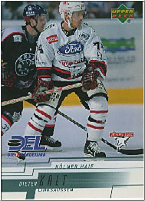 DEL 2000 / 01 Upper Deck - No 141 - Dieter Kalt