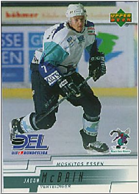 DEL 2000 / 01 Upper Deck - No 157 - Jason McBain