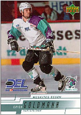 DEL 2000 / 01 Upper Deck - No 168 - Erich Goldmann