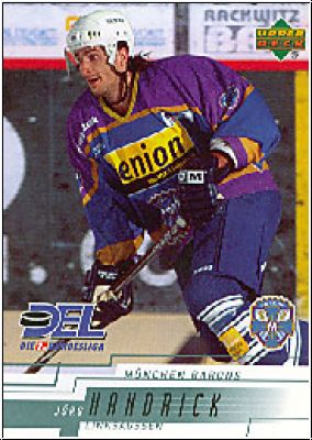 DEL 2000/01 Upper Deck - No 181 - Jörg Handrick