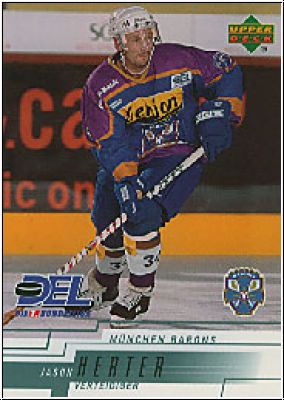 DEL 2000 / 01 Upper Deck - No 182 - Jason Herter