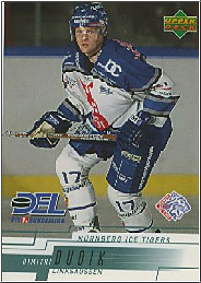 DEL 2000/01 Upper Deck - No 187 - Dimitri Dudik