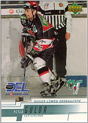 DEL 2000/01 Upper Deck - No 198 - Peter Gulda