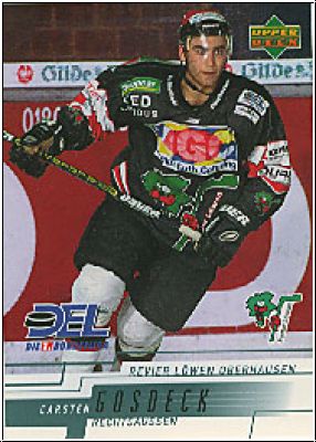 DEL 2000 / 01 Upper Deck - No 201 - Carsten Gosdeck