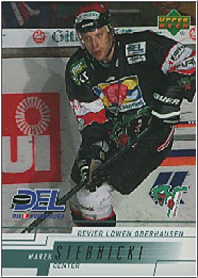 DEL 2000/01 Upper Deck - No 206 - Marek Stebnicki