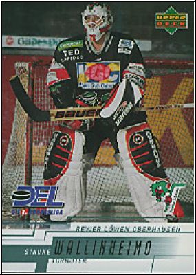 DEL 2000/01 Upper Deck - No 210 - Sinuhe Wallinheimo