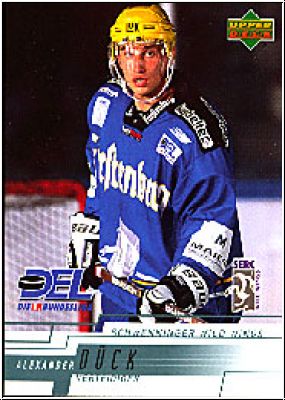 DEL 2000 / 01 Upper Deck - No 213 - Alexander Dück