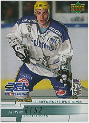 DEL 2000 / 01 Upper Deck - No 222 - Andreas Renz