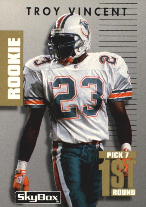 NFL 1992 SkyBox Prime Time - No 128 - Troy Vincent