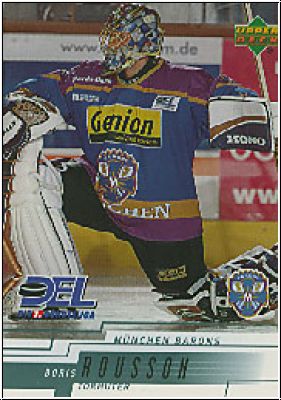 DEL 2000 / 01 Upper Deck - No 236 - Boris Rousson