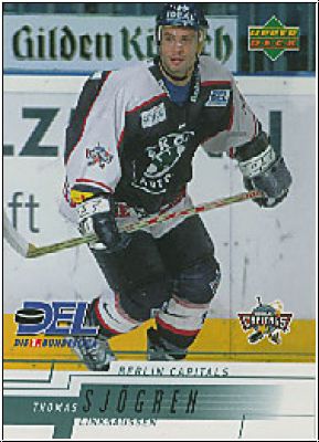 DEL 2000/01 Upper Deck - No 32 - Thomas Sjögren