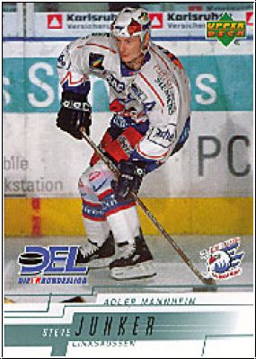 DEL 2000 / 01 Upper Deck - No 4 - Steve Junker