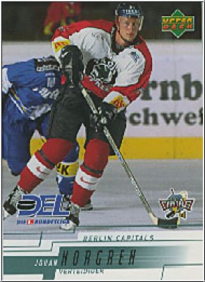 DEL 2000 / 01 Upper Deck - No 41 - Johan Norgren