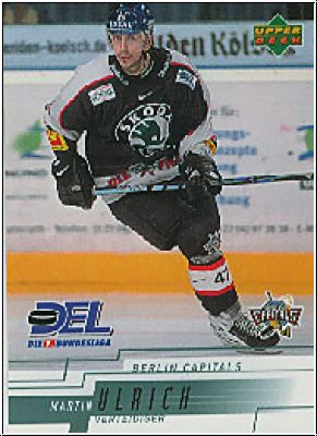 DEL 2000 / 01 Upper Deck - No 42 - Martin Ulrich