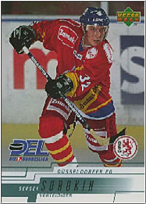 DEL 2000 / 01 Upper Deck - No 50 - Sergey Sorokin