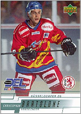 DEL 2000/01 Upper Deck - No 53 - Christopher Bartolone