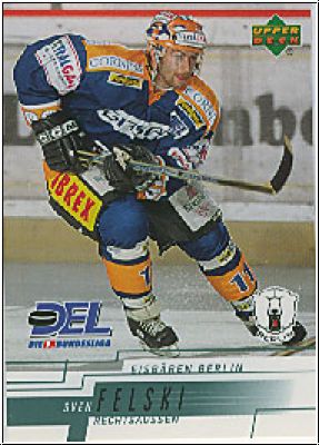 DEL 2000 / 01 Upper Deck - No 63 - Sven Felski