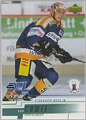 DEL 2000/01 Upper Deck - No 71 - Rob Cowie